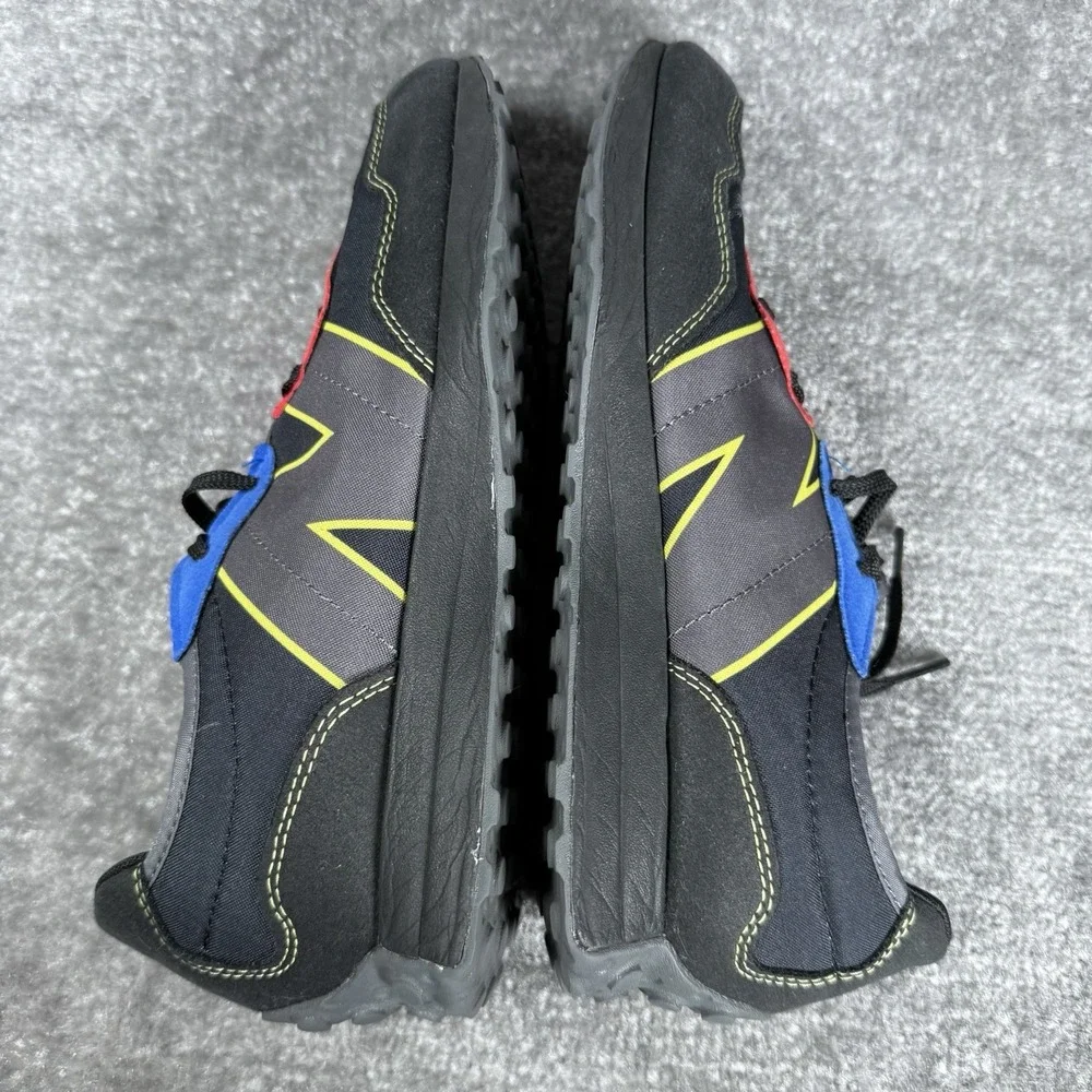 New Balance Black with Red & Blue Athletic Sneakers